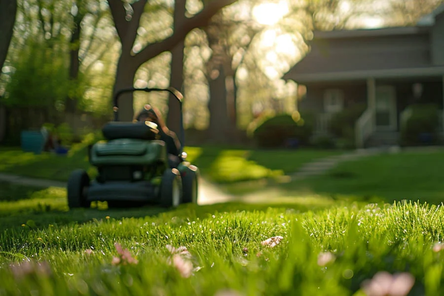 electric push mower