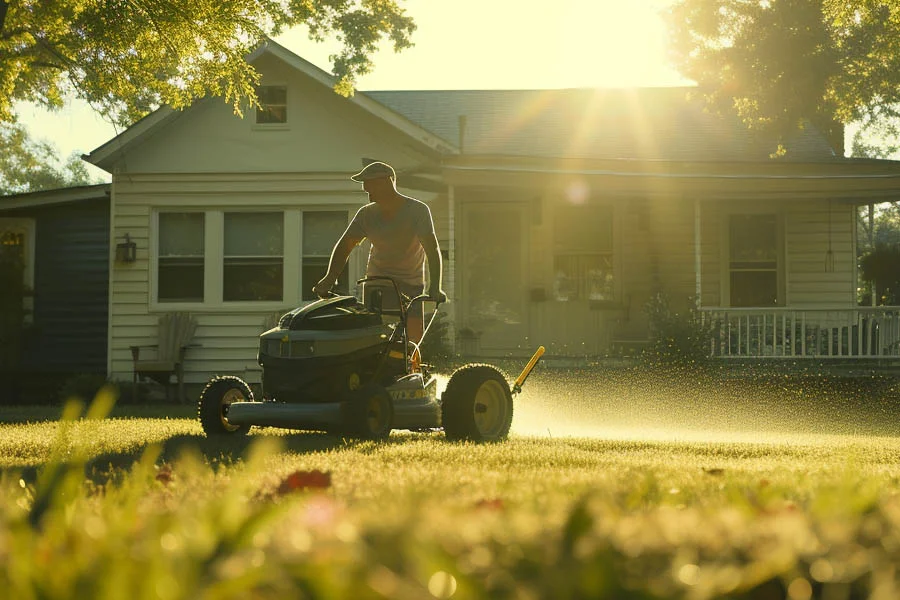 self propelled mower