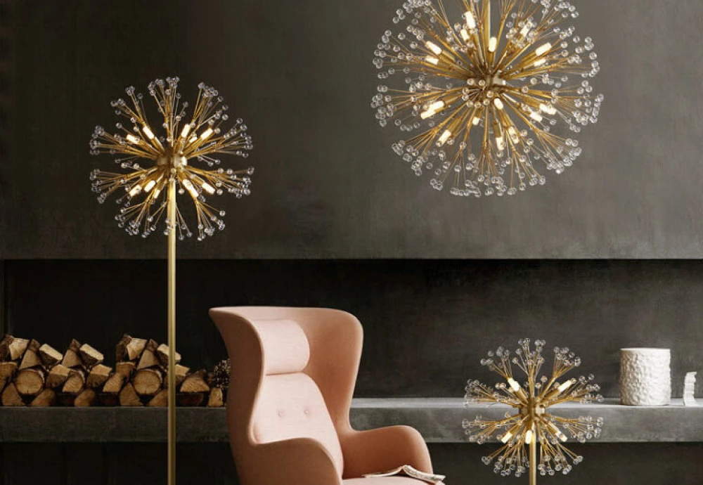 hanging globe chandelier